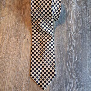 Vintage Cable Car Clothiers Floral All Silk Neck Tie